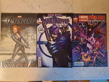 Lotto 3 fumetti Marvel - Avengers Hawkeye Now