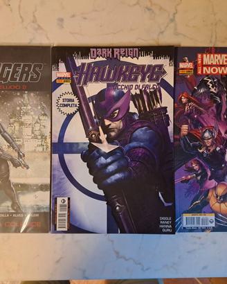 Lotto 3 fumetti Marvel - Avengers Hawkeye Now