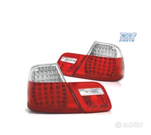 FANALI A LED BMW E46 BERLINA 98-01 ROSSO CROMATO L