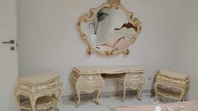 Set stile Barocco in legno massello