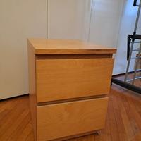 Malm ikea comodino