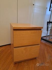 Malm ikea comodino