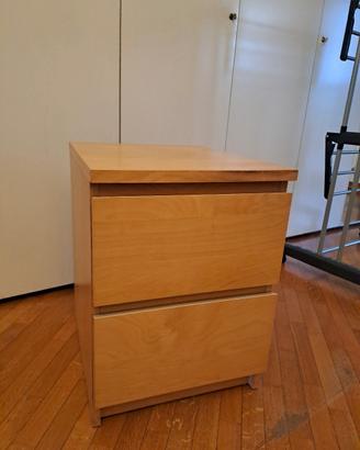 Malm ikea comodino