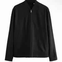 Felpa bomber con zip Pier One nera uomo tg L
