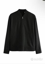 Felpa bomber con zip Pier One nera uomo tg L