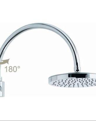 KIT braccio con soffione doccia Bossini nuovo