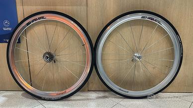 Coppia di cerchi campagnolo Shamal 8v