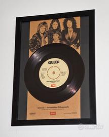 Vinile in cornice Queen Bohemian Rhapsody display