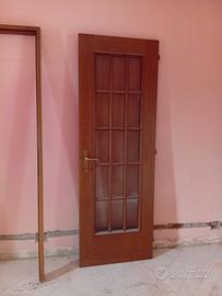 porte per interni con vetro 210x74 telaio 214x9...