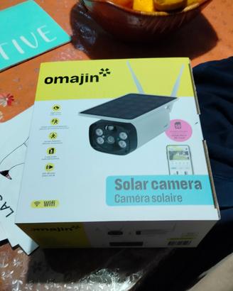Telecamera esterna solare omajin - nuova mai usata