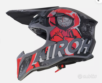 CASCO MOTO CROSS ENDURO AIROH ALIEN RED taglia M