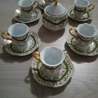 Servizio completo  da  caffè  6 pezzi