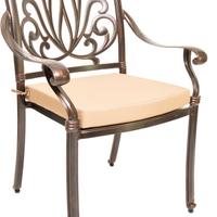 Sedia giardino modello Roma alluminio pressofuso