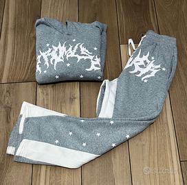 Set Sportivo Grigio con Dettagli Stellati – Comodo