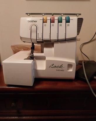 macchina taglia e cuci brother 1034D