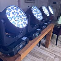 Testa mobile Led zoom 4 pezzi potebtissime light