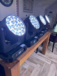 Testa mobile Led zoom 4 pezzi potebtissime light