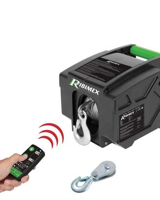 Verricello elettrico con telecomando 12V 5000KG