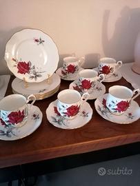 Royal Albert Sweet Romance caffè x6 e piatti dolce