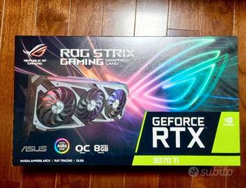RTX 3070 Ti ASUS ROG STRIX – perfetta – mai mining