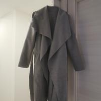 cappotto grigio morbido taglia unica