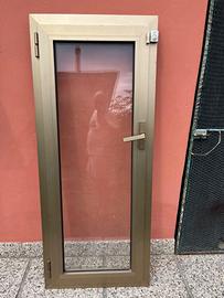 Finestra alluminio anodizzato vetrocamera 150x60