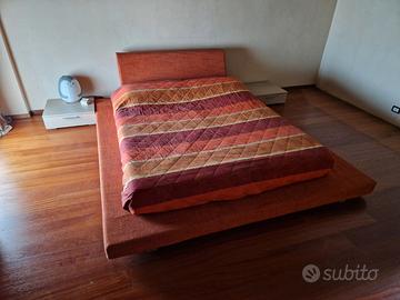 Letto matrimoniale design con pedana