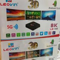 Smart tv box 8k android 12.0 8gb-128gb telecomando