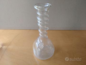 Vaso artigianale in vetro pulegoso - Modello 2