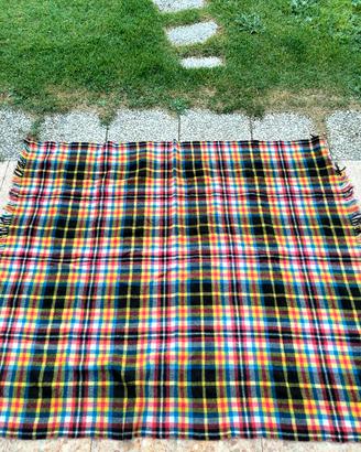 Plaid colorato 140x160 coperta 