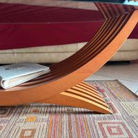 Tavolino con base in vetro