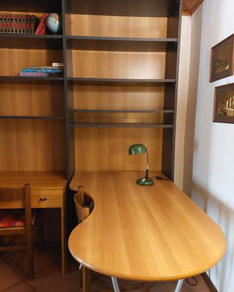 Libreria e scrivanie