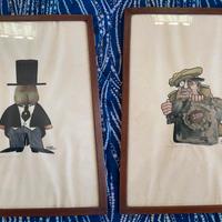 N.2 quadri Porno Industria - Colpo D'estate - GAL