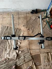 Portabici da tetto per auto senza  mancorrenti