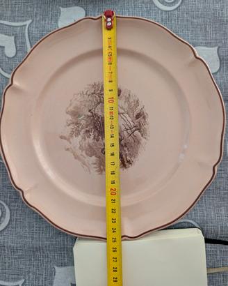 Piatto in ceramica "Old Abbey Ware Alpina V&B M. 