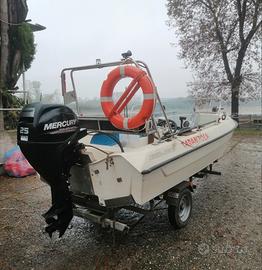 Barca Molinari Mercury 25 cv 4 tempi e carrello