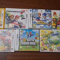 lotto 7 giochi Nintendo ds-3ds super mario e Yoshi