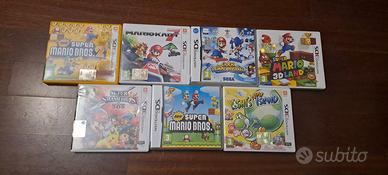 lotto 7 giochi Nintendo ds-3ds super mario e Yoshi