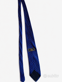 Cravatta Fendi Cravatte vintage 100% pura seta blu