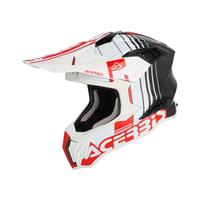 CASCO AIRSTRIKE-C ACERBIS bianco rosso 0026832
