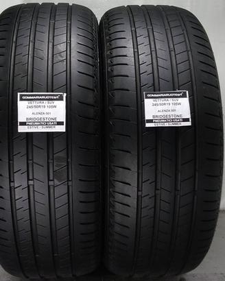 2 PNEUMATICI USATI 245/50R19 105W BRIDGESTONE S001