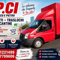 Effettuiamo trasporti traslochi e svuota cantine