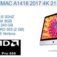 Apple iMac 21,5" 4K 2017 A1418 i5 RAM 8 GB 240GB