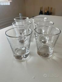 Set 6 bicchieri da liquore/caffe