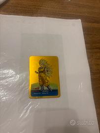 Carta dragon  ball goku pochissime in italia