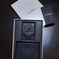 cofanetto Armani portafoglio con portachiavi
