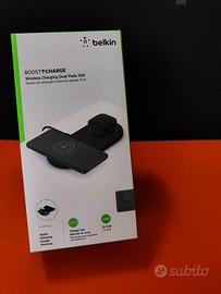 Supporto ricarica wireless dual pads Belkin
