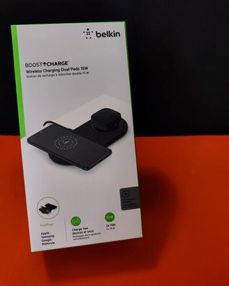 Supporto ricarica wireless dual pads Belkin