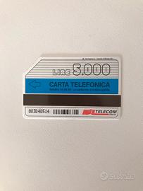 Scheda telefonica Telecom anni 90