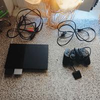  PS2 slim più cavi e controlli 